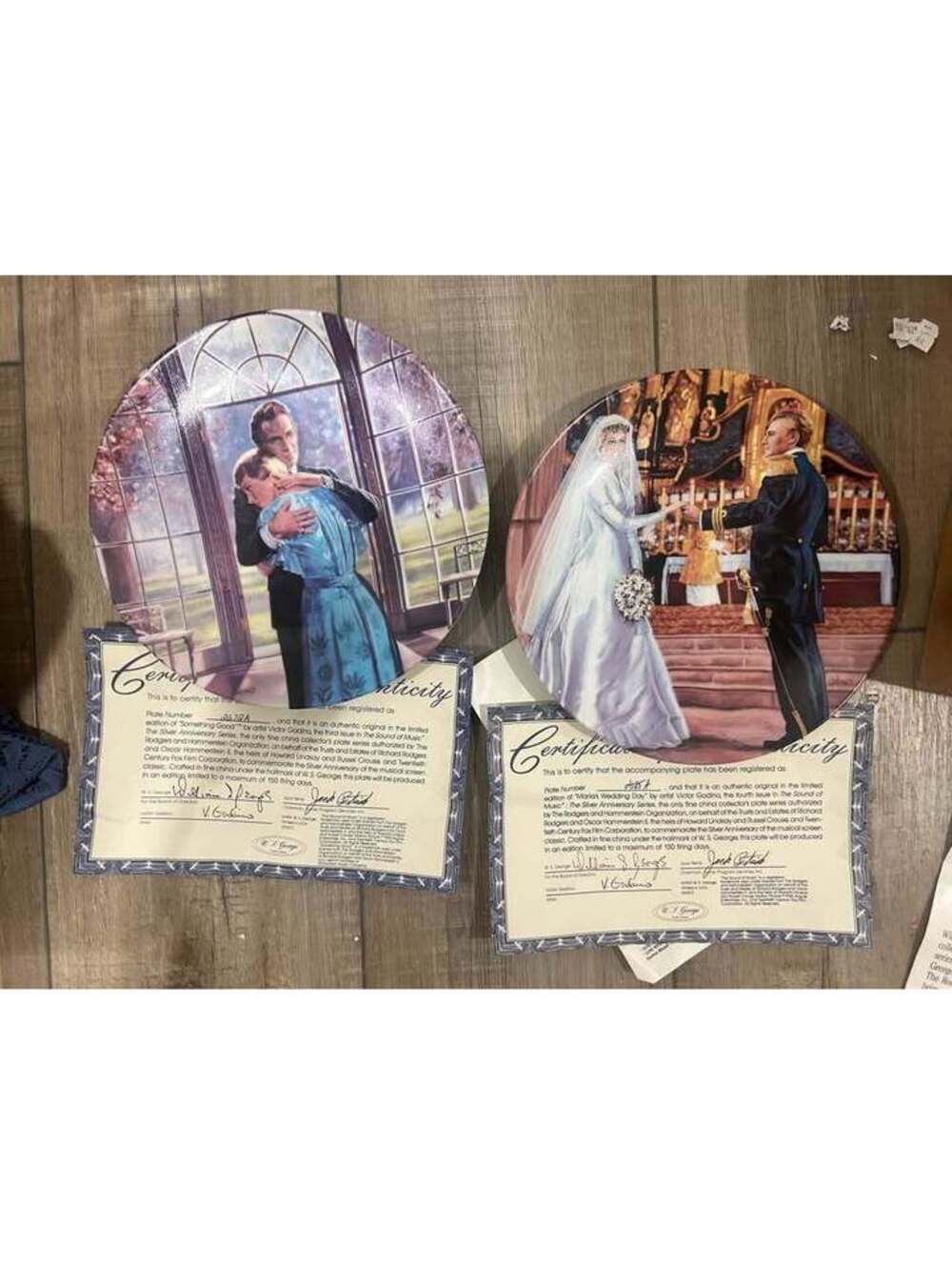 W.S. George The Sound of Music Silver Anniversary Collector Plates